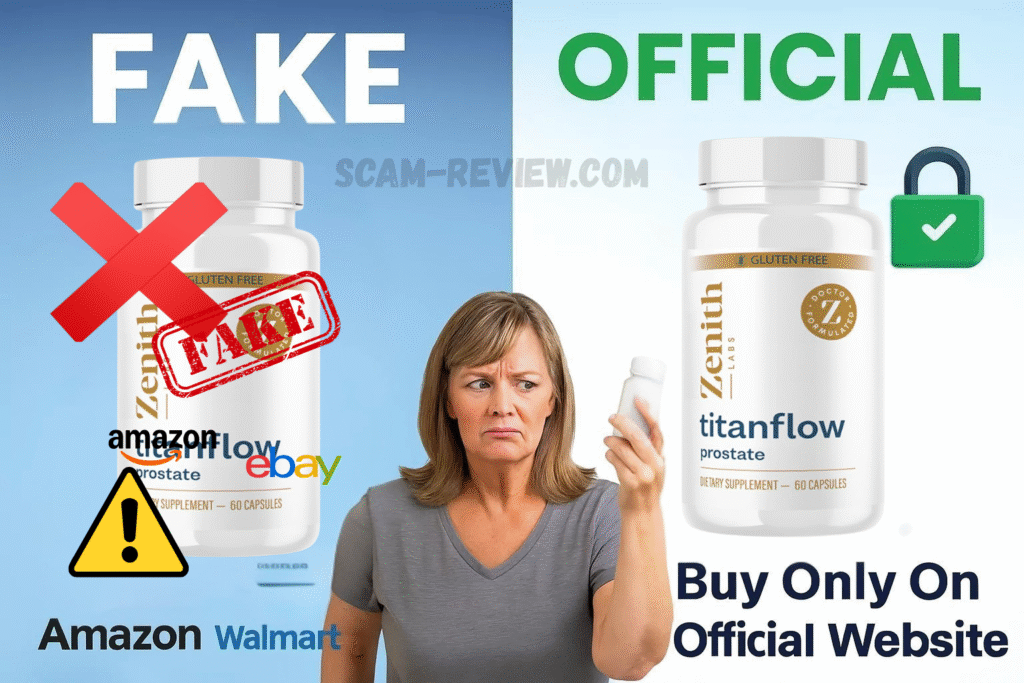 titanflow fake and real bottle titanflow fake and real bottle