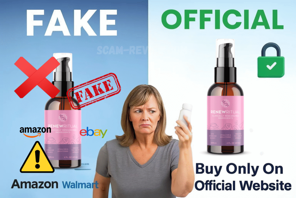 RenewRitua fake and real bottle RenewRitua fake and real bottle