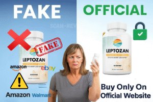 Leptozan fake and real bottle