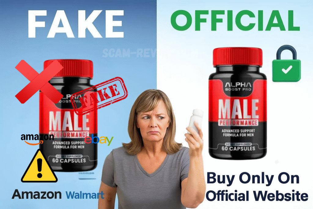 Alpha Boost Pro fake and real bottle Alpha Boost Pro fake and real bottle