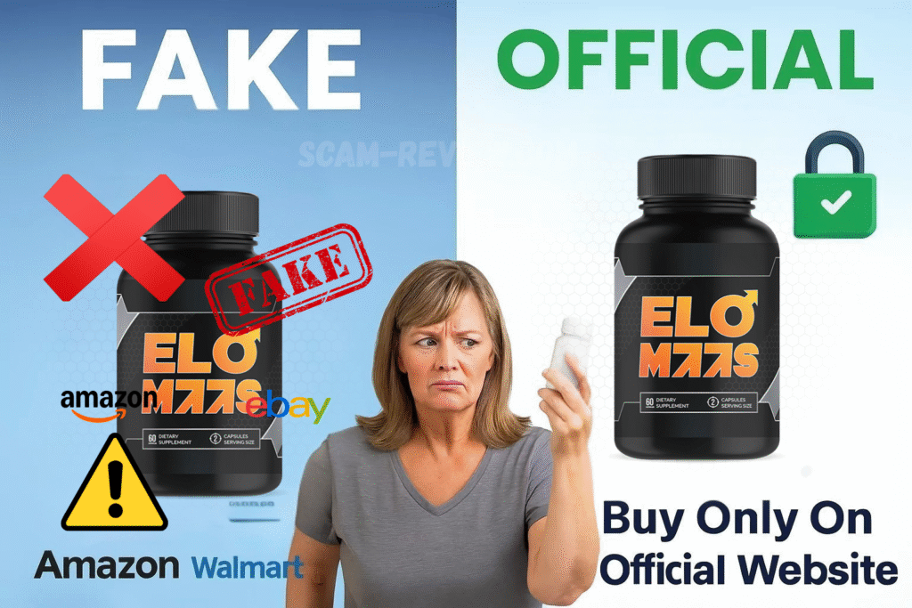 EloMaas fake and real bottle EloMaas fake and real bottle