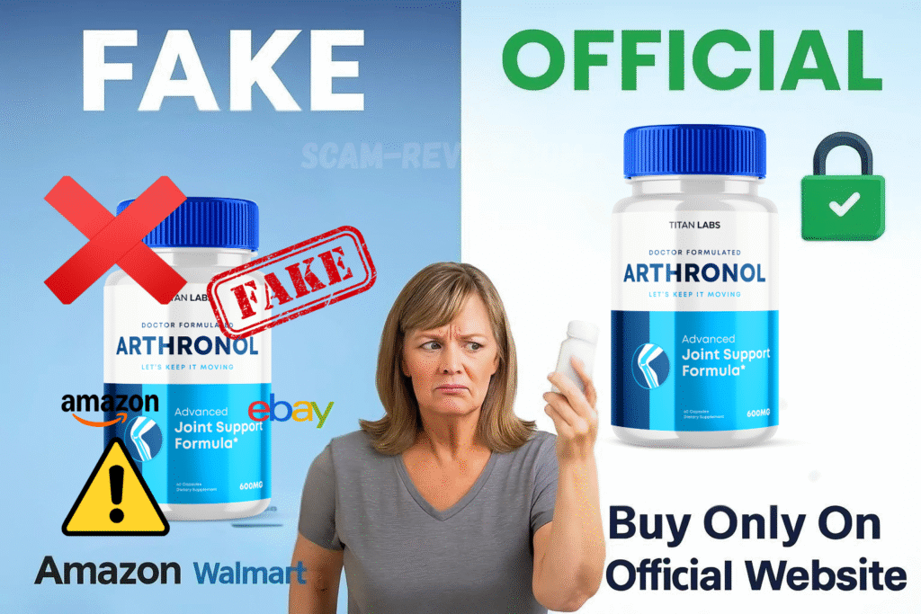 Arthronol fake and real bottle Arthronol fake and real bottle