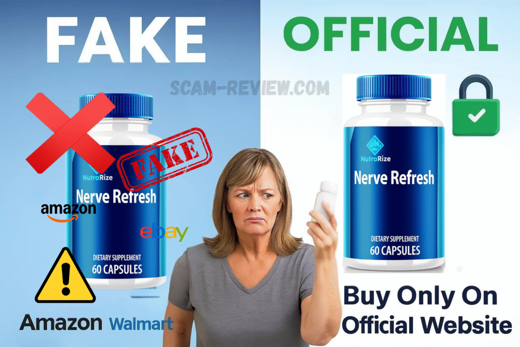 Nerve Fresh fake and real bottle