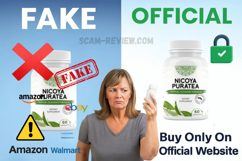 Nicoya PuraTea fake and real bottle Nicoya PuraTea fake and real bottle