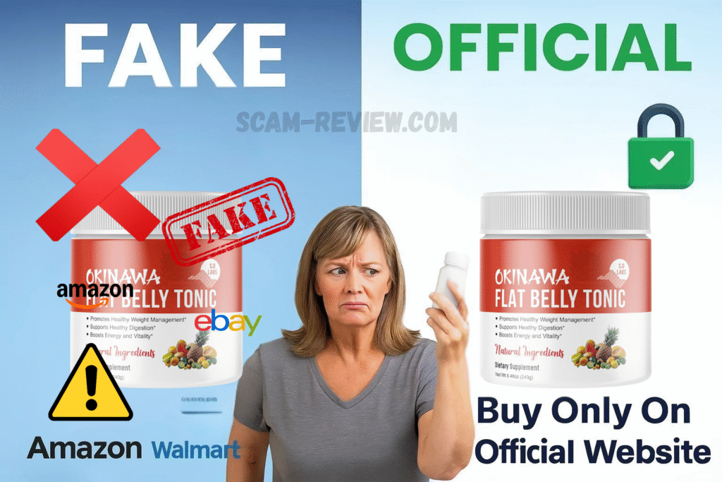 Okinawa Flat Belly Tonic fake and real bottle Okinawa Flat Belly Tonic fake and real bottle