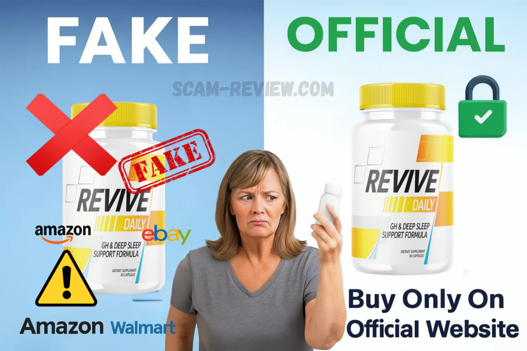 Revive Daily fake and real bottle Revive Daily fake and real bottle