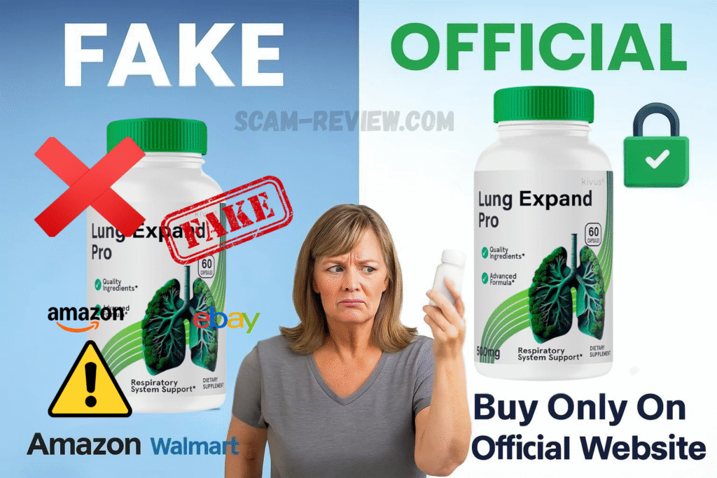 Lung Expand Pro fake and real bottle Lung Expand Pro fake and real bottle
