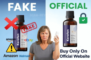 Kerafen fake and real bottle
