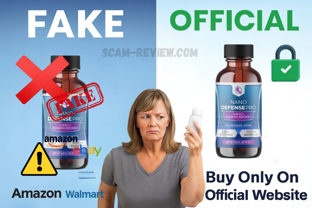 NanoDefense Pro fake and real NanoDefense Pro fake and real