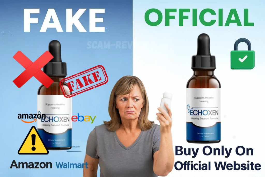 EchoXen fake and real bottle EchoXen fake and real bottle