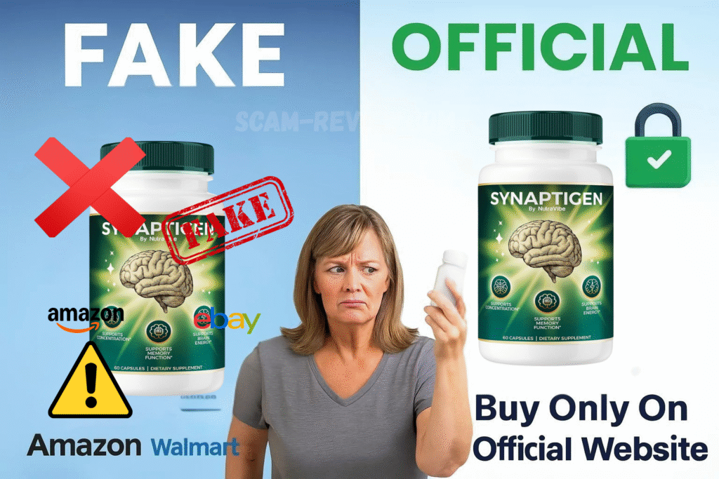 Synaptigen fake and real bottle Synaptigen fake and real bottle