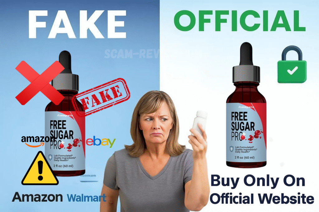 Free Sugar Pro fake and real bottle Free Sugar Pro fake and real bottle