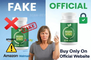 RegenVive fake and real bottle