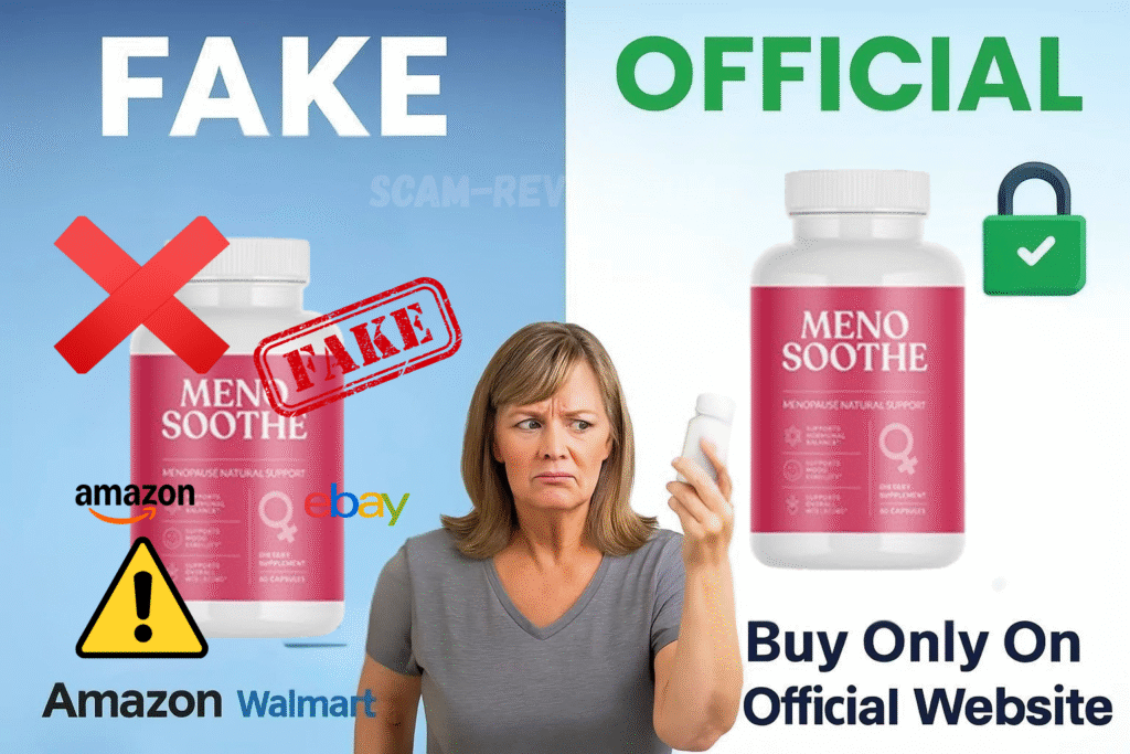 MenoSoothe fake and real bottle MenoSoothe fake and real bottle