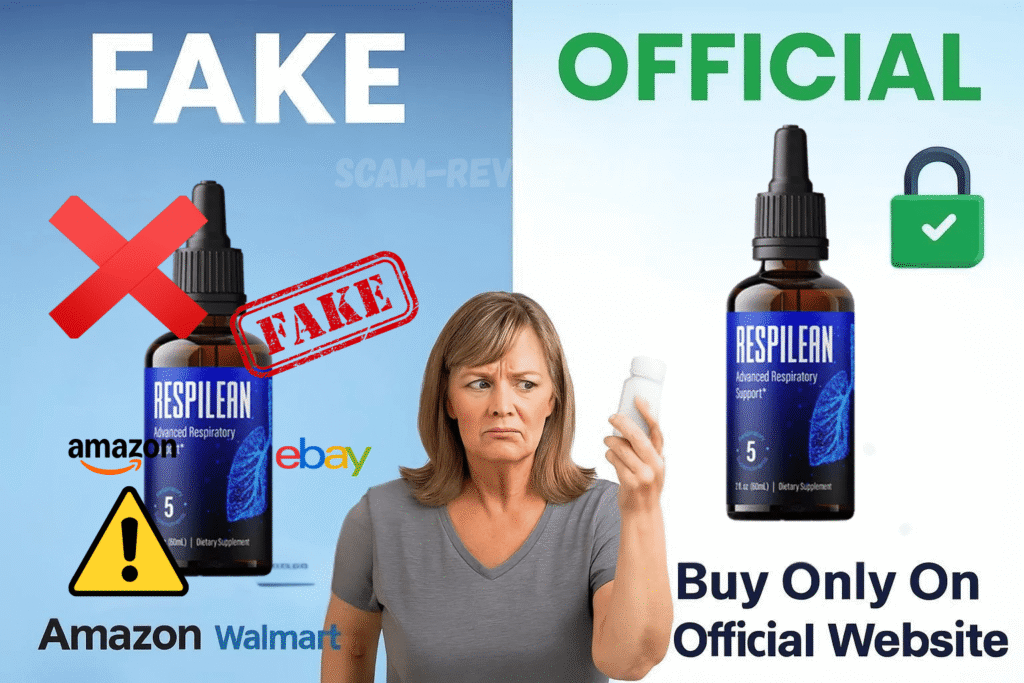 Respilean fake and real bottle Respilean fake and real bottle